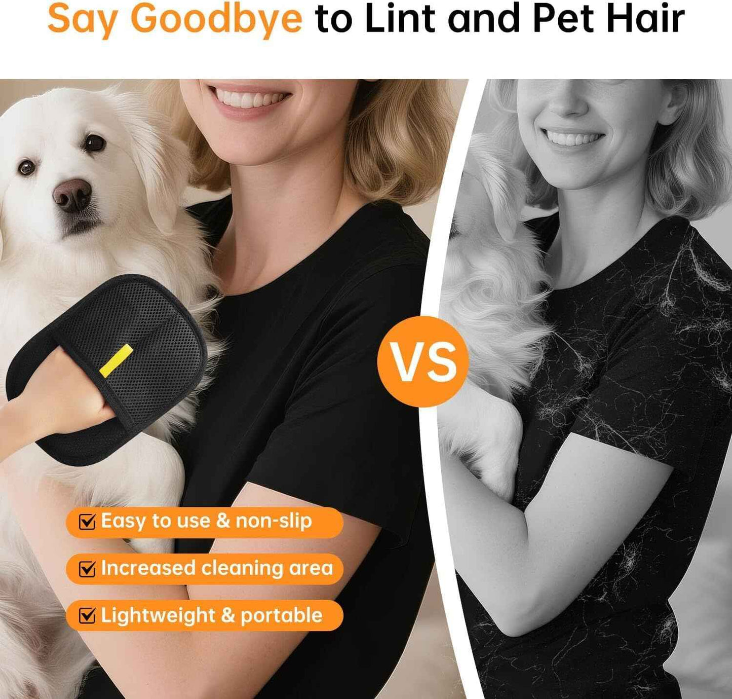 CoreBay™ Pet Hair Remover Gloves